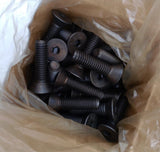 Fastenal 1124288 3/8"-16x1-1/2" Black Oxide Flat Socket Hex Screw - Box of (50)