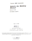 Motoman Yasnac MRC Controller Robotic Arc Welding Manual