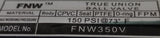 FNW FNW350V CPVC True Union Ball Valve 1/2" NPT PTFE Seat 150PSI @ 73­­°F