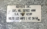 Acu-Rite 387822 4000 Millvision Digital Readout System 115 V