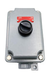Killark FXCS-5S2A1-MB 2-Position Selector Switch Box & Cover 3/4" Feed Thru Hub