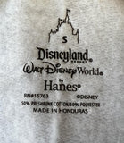 Hanes Disney Disneyland Resort 2012 Happy Holidays Mickey Gray Hoodie Size Small