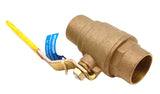 Milwaukee Valve 1-1/2" Bronze Ball Valve 600 WOG 150 SWP