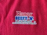 Hanes The Merriest Place on Earth 2012 Disney Mickey Holiday Red Shirt Size XL