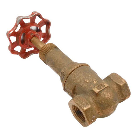 MIlwaukee Valve 1148-1158 3/8" Brass Gate Valve 125 SWP 200 WOG