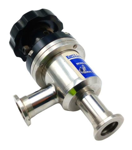 Kurt Lesker SA0075MVQF Manual Bellows Sealed Angle Vale 016227