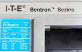 I-T-E Siemens FXD63B200 Sentron Series Circuit Breaker 3 Pole 200A 600V 50/60HZ