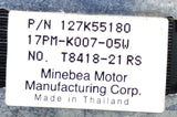 Minebea Motor Mfg. 127K55180 Stepper Motor T8418-21RS