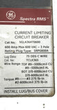 General Electric SGLA36AT0600 Current Limiting Circuit Breaker 600A 600V 3 Pole