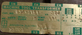 Jefferson Electric 636-1191 Machine Tool Transformer 500VA 50/60HZ Class H 115°C