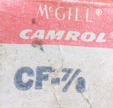 McGill CF-7/8 CamRol Cam Follower Roller Bearing .875" .500" Width .375" Stud