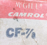 McGill CF-7/8 CamRol Cam Follower Roller Bearing .875" .500" Width .375" Stud