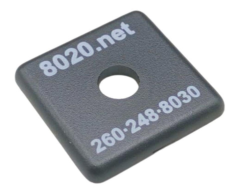 Lot of (10) 80/20 2015 10 Series End Cap With Push-In Fastener