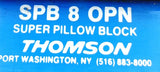 Thomson SPB-8-OPN Super Pillow Block Ball Bushing Linear Bearing