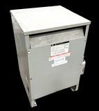 Square D 37S3H 37.5 KVA Transformer Dry Type 240 X 480V to 120/240V 1 Phase