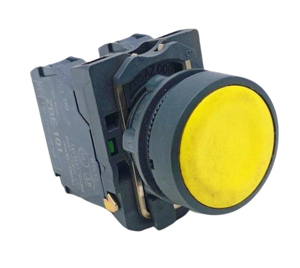 Telemecanique ZBE-101 Momentary Push Button Switch 10A - Yellow