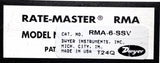 Dwyer RMA-6-SSV Rate-Master Flowmeter Series RMA 20 SCFH 100 PSI
