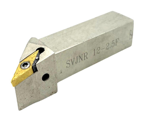 Iscar SVJNR 12-2.5F RH Modified Indexable Tool Holder 3-3/8" OAL 3/4" Shank