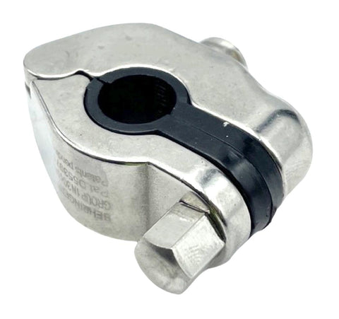 Lot of (2) Behringer Group1N 304SS Threaded Pipe Clamp 1/2" Tube 3/8" Thread