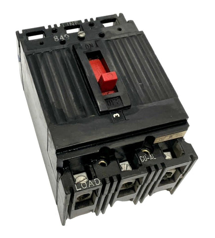 General Electric THEF136070 3-Pole Circuit Breaker 70A 600VAC 3 Phase Bolt-On