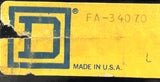 Square D FA34070 3-Pole I-Line Circuit Breaker 70A 480V 3 PH Plug-In