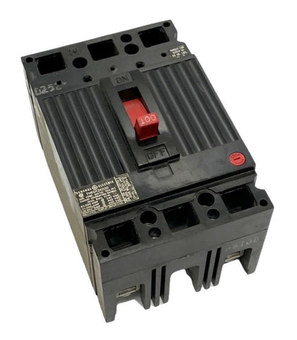 General Electric THED126100 2-Pole Circuit Breaker 100A 600VAC Bolt-On