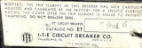 ITE ET5916 3-Pole J-Frame Circuit Breaker 200A 600VAC 3 Phase Feed-Thru