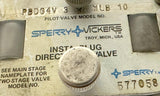 Sperry Vickers PBDG4V32AWLB10 Pilot Valve Directional Valve w/ 414521 Coil