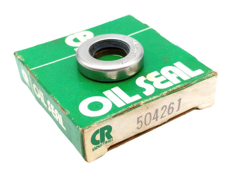 Chicago Rawhide 504261 Nitrile Oil Seal 0.625" x 1.124" x 0.281" NBR Lip