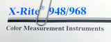 X-Rite 948/968 Color Measurement Instrumetns Instruction Manual