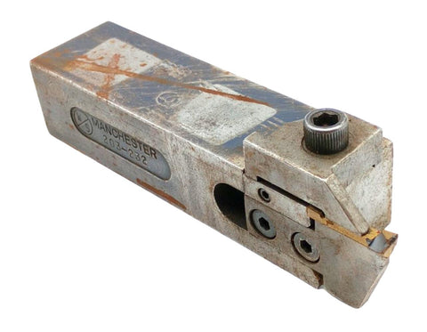 Manchester 203-232 Indexable Lathe Grooving Tool Holder 1-1/4" Shank 5" OAL