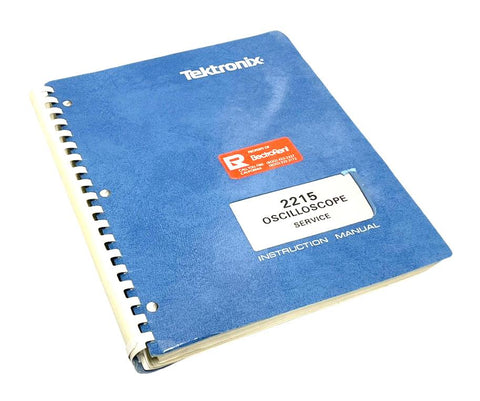 Tektronix 2215 Oscilloscope Service Instruction Manual