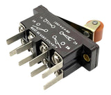 Gamco 1950-4-C-A-BO Precision Roller Snap Limit Switch DPDT 2 NC/NO