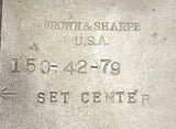 Brown & Sharpe 150-42-79 Turret Lathe Hollow Mill Back Rest Plate