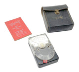 Triplett Model 310-VOM The Mighty Mite Voltmeter W/ Leather Case & Manual