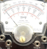 Triplett Model 310-VOM The Mighty Mite Voltmeter W/ Leather Case & Manual
