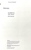 Tektronix 671-0058-XX MPU Board Service Manual 070-7413-02 Jan 1993 Revision