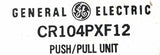 General Electric CR104PXF12 Push / Pull Button Modification Module
