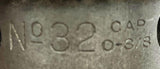 Jacobs No. 32 0-3/8" Capacity Drill Chuck With Morse No. 2 Taper
