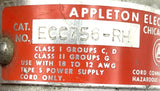 Appleton Electric ECC756-RH 3/4" Cord Connector For Hazardous Location 460V 20A