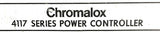 Chromalox 4117-40400 4117 Series Power Controller 480V 75A 3 Phase 60HZ