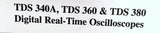 Tektronix TDS 340A, 360 & 380 Digital Real-Time Oscilloscope Programmer Manual