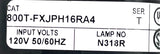 Allen-Bradley 800T-FXJPH16RA4 Ser. T 2-Position Red Illuminated Push/Pull Button