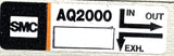 SMC AQ2000 Air Exhaust Valve W/ AN200 Exhaust Muffler Silencer 1/4" PT 30dB