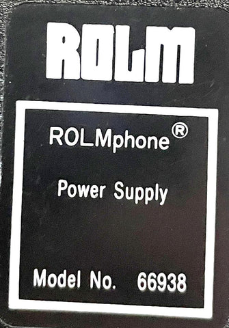 Rolm 66938 ROLMphone Power Supply 120VAC 0.20A Input +10VDC 0.8A Outpu ...