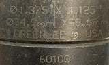 Greenlee 60100 DD-Shape Knockout Punch Die Unit 1.375" x 1.125"