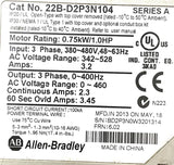 Allen-Bradley 22B-D2P3N104 PowerFlex 40 Adjustable AC Drive 0.75kW/1.0HP 3PH