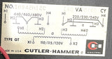 Cutler-Hammer 10337 Pneumatic Timing Relay Enclosure On/Off Delay