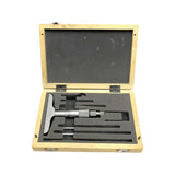 Cen-Tech 0-4" Depth Microm 0.001" Graduation  With Case & Extras