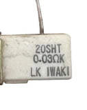 Iwaki 20SHT Resistor 0.03 Ohms W/ Mounting Bracket